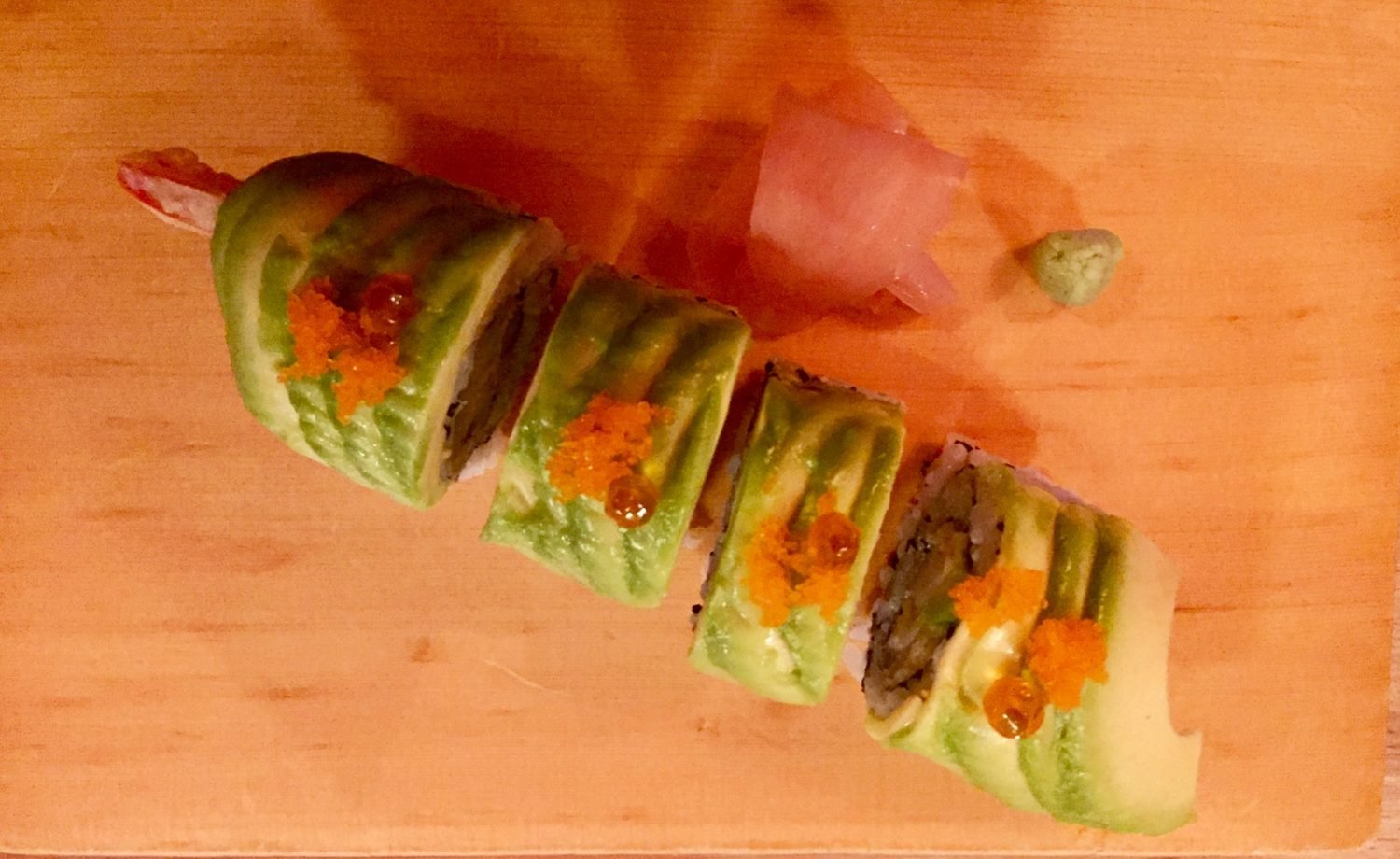Futo maki rol met avocado